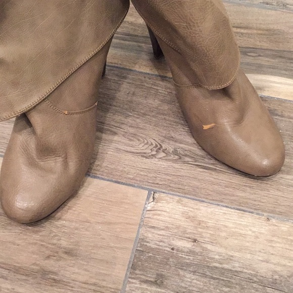 Tan Heeled Booties  - Picture 6 of 8